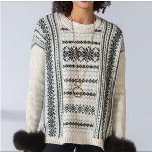 CAbi Chalet sweater, size medium